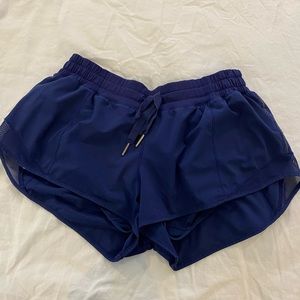 Navy Lululemon shorts